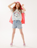 Denim Ripped Shorts (6-16 Yrs)