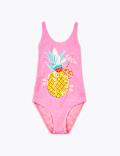 Pineapple Sequin Swimsuit (6-16 Yrs)