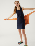 Cotton Rich Ribbed Dress