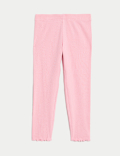 Cotton Rich Ribbed Leggings