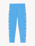 Cotton Rich Flower Leggings