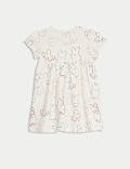 Pure Cotton Bunny Dress (0-3 Yrs)