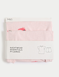 Pure Cotton Chilli Print Short Pyjamas (7-14 Yrs)