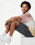Pure Cotton Cargo Shorts (6-16 Yrs)