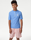 Quarter Zip Rash Vest (2-16 Yrs)