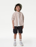Pure Cotton Cargo Shorts (2-8 Yrs)