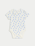 2pk Cotton Rich Bodysuits (6½lbs-3 Years)