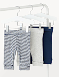 3pk Pure Cotton Leggings