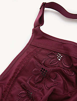 Embroidered Non Wired Total Support Bra