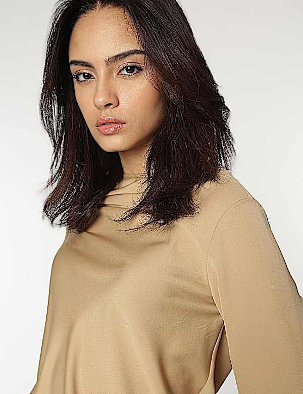 Cowl Neck Top