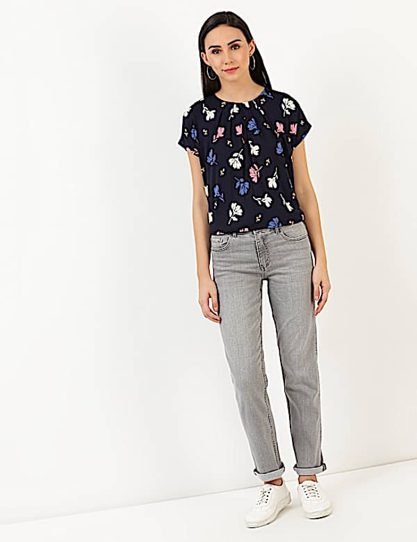 Straight Denim With Stretch