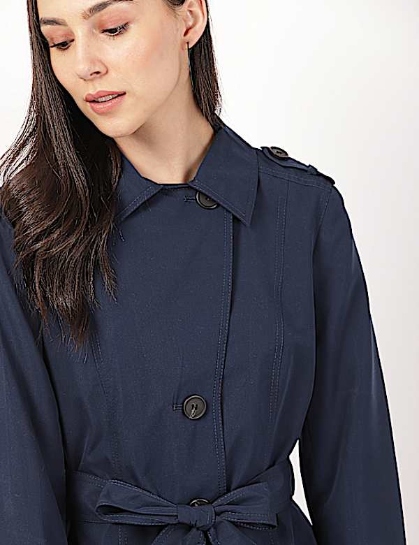 Basic Belted Mac Jacket
