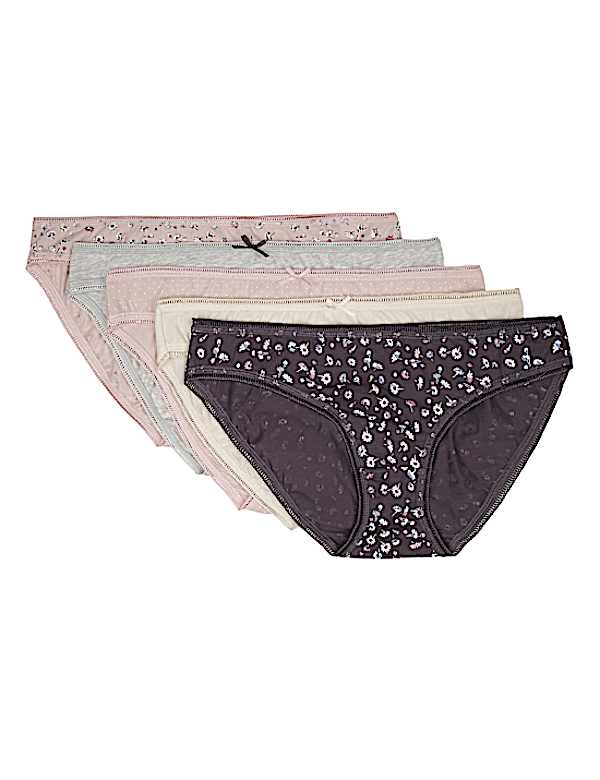 5 Pack Cotton Mix Bikini