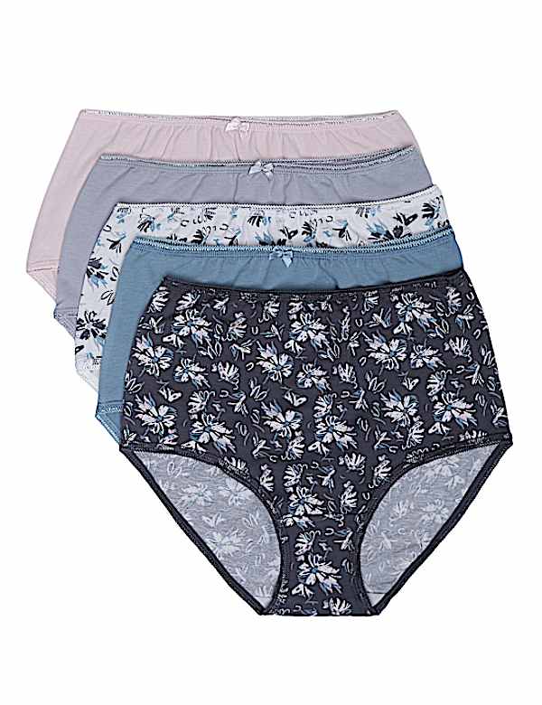 5 Pack Polyamide Mix Knickers