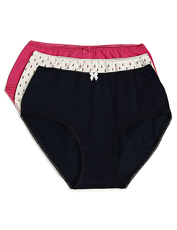 Pack of 3 Cotton Mix Midis Knickers
