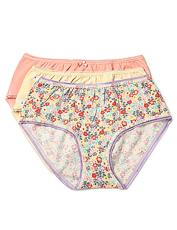 Pack of 3 Cotton Mix Printed Midis Panty