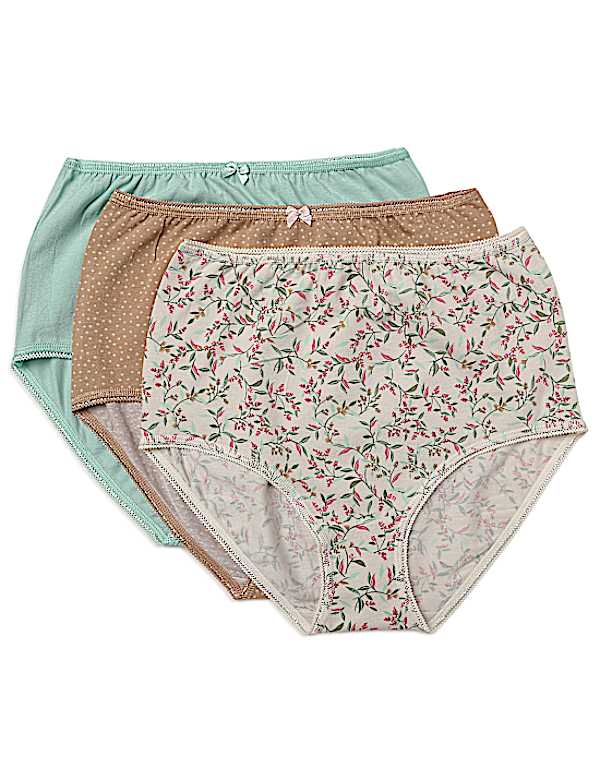 3 Pack Cotton Mix Briefs