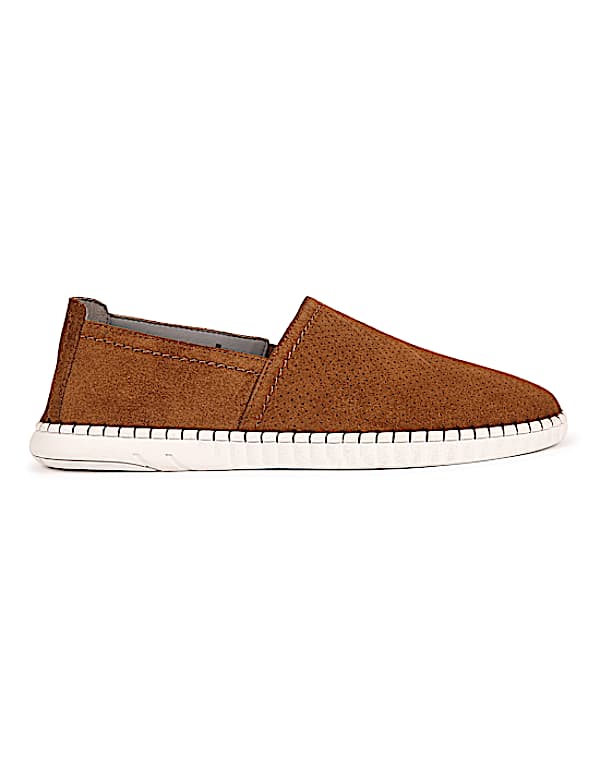 Half Slip On Suede Shoes