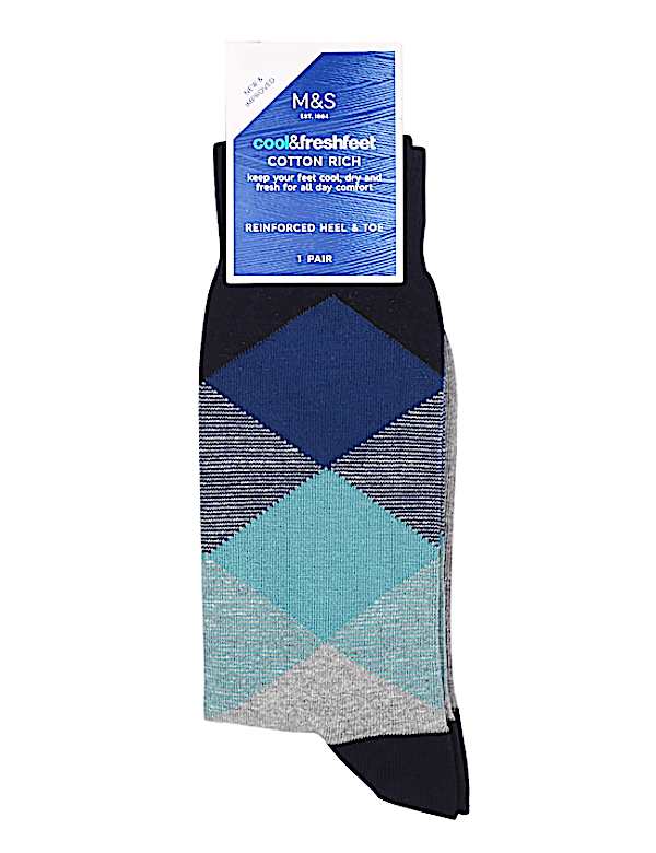 1Pk Argyle Socks