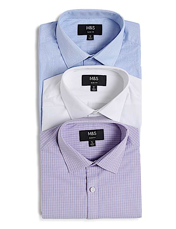 3PK Easy To Iron  Shirt