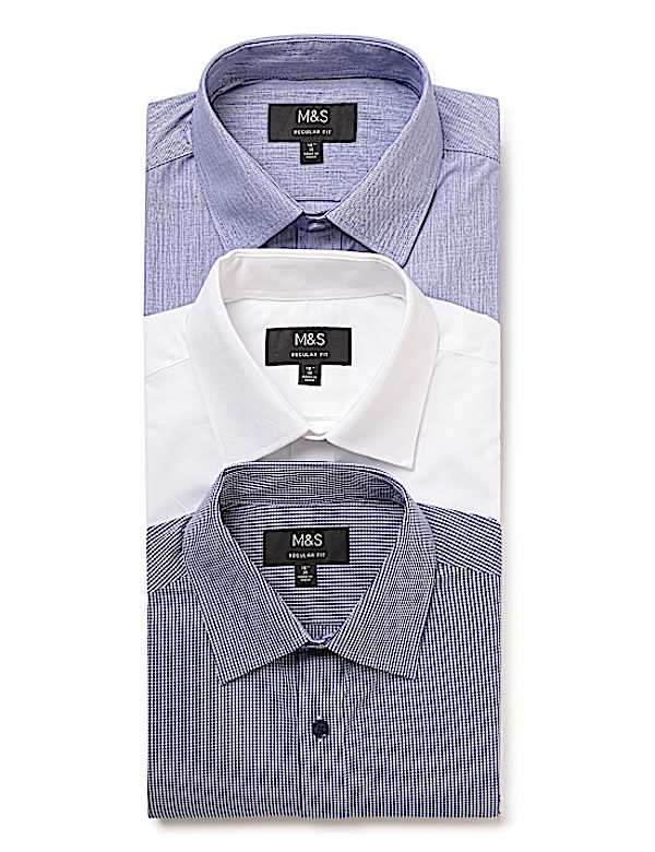 3PK Easy To Iron  Shirt