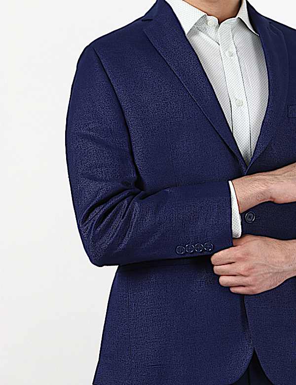 Linen Blend Casual Blazer