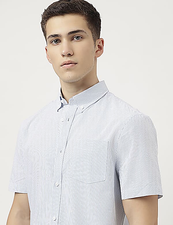 Pure Cotton Striped Shirt