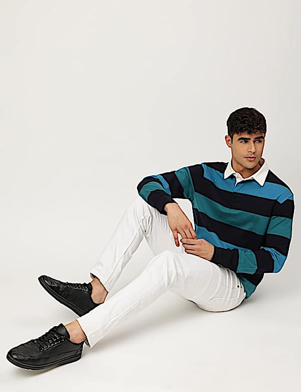 Pure Cotton Tropical Crew Neck T-shirt
