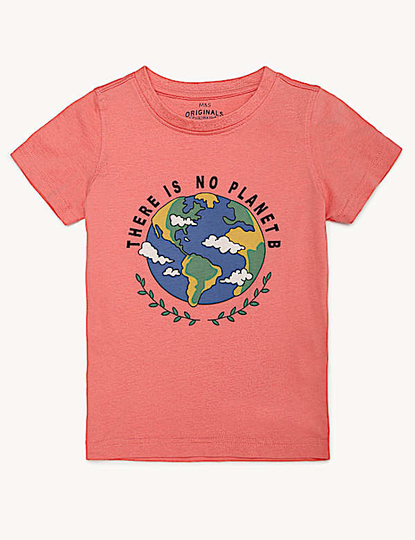Pure Cotton Printed Round Neck T-Shirt