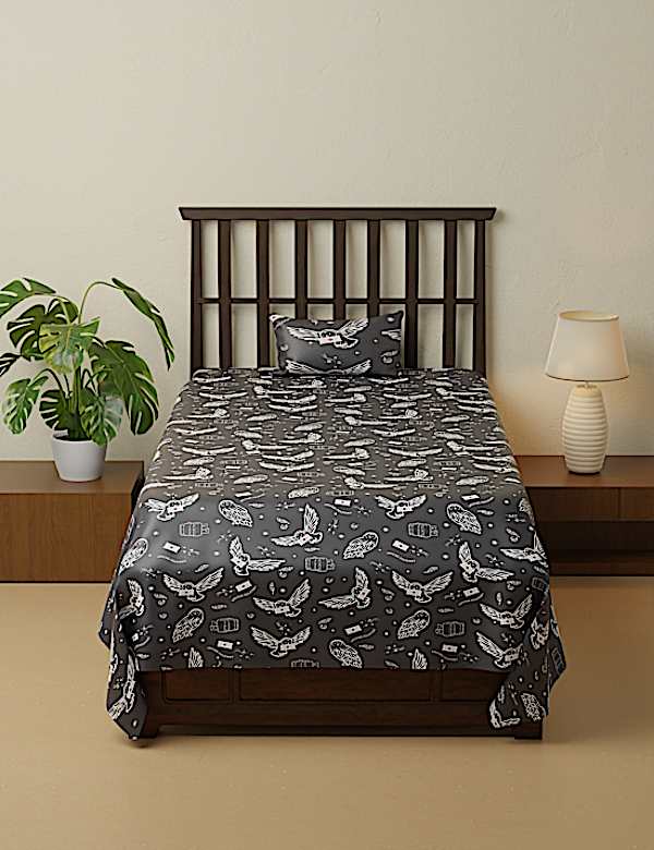 Cotton Mix Printed Single Bedsheet Set