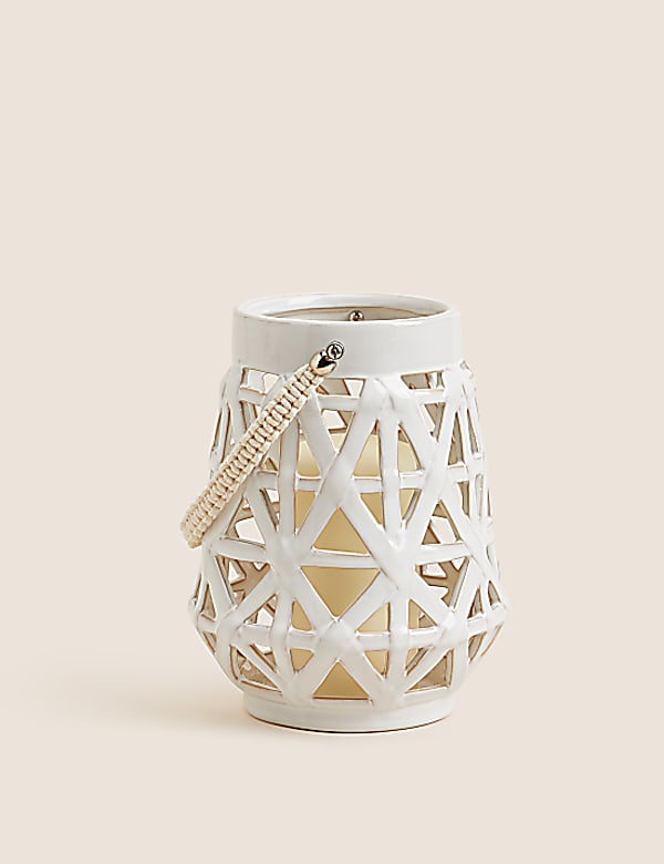 Cutaway Rope Handle Large Lantern