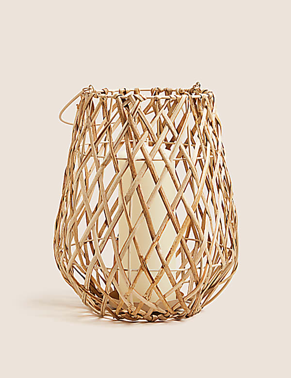 Rattan Medium Lantern