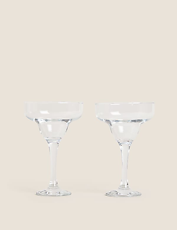 Set of 2 Margarita Glasses