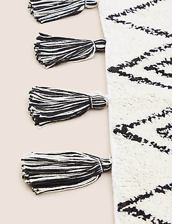 Pure Cotton Aztec Bath Mat