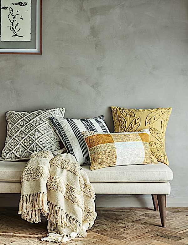 Pure Cotton Macrame Cushion