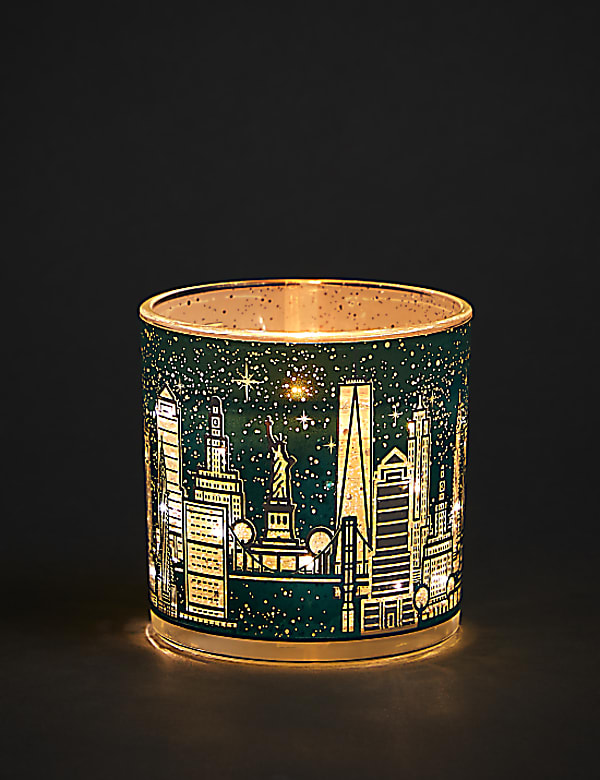 New York Light Up Scented Candle