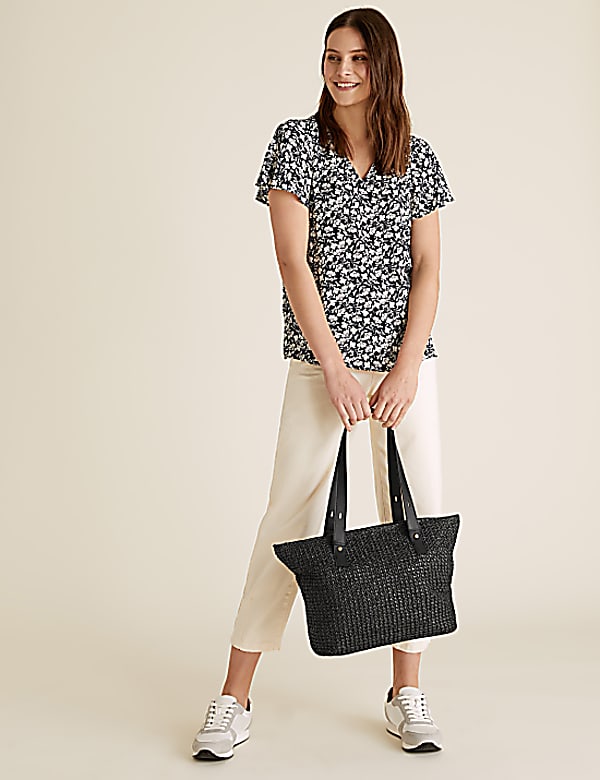 Straw Tote Bag