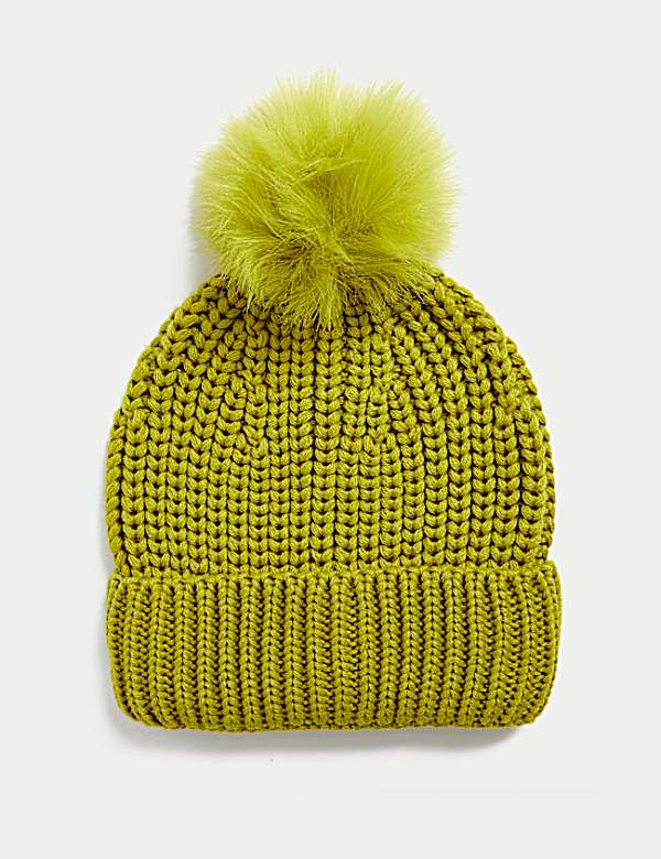 Knitted Pom Hat