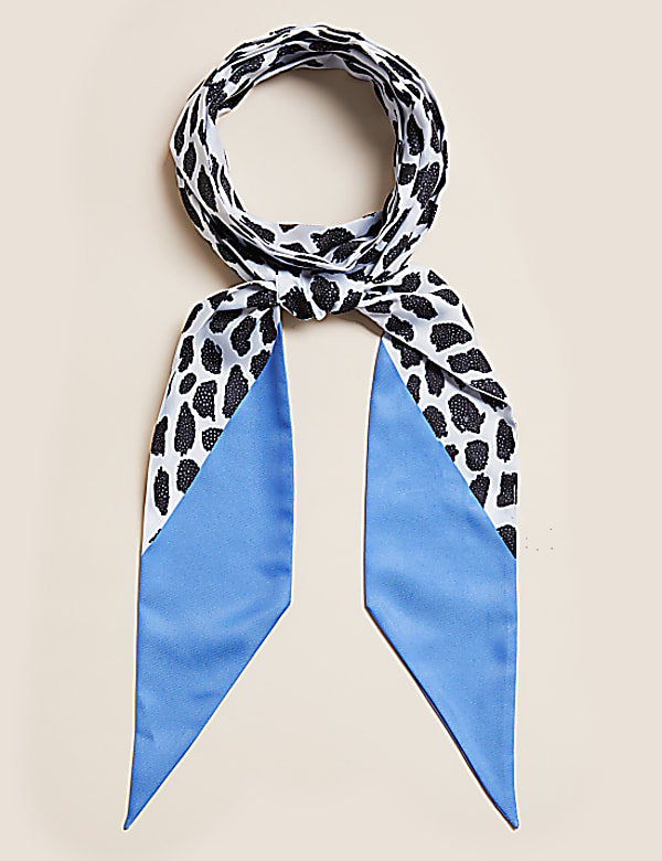 Floral Skinny Scarf