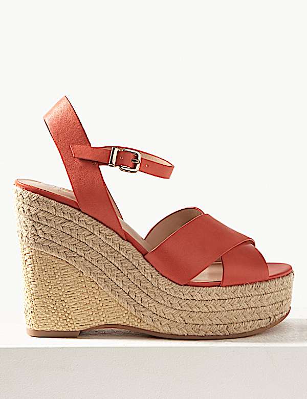 Wedge Heel Espadrille Sandals