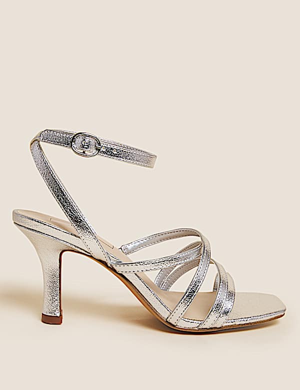 Strappy Open Toe Stiletto Heels