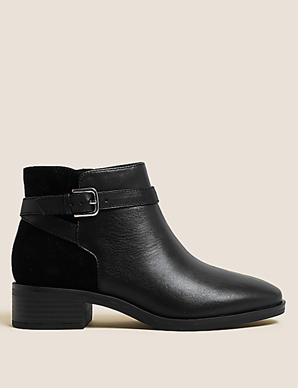Heel Ankle Boots Boots Marks And Spencer's Buy Wide Fit