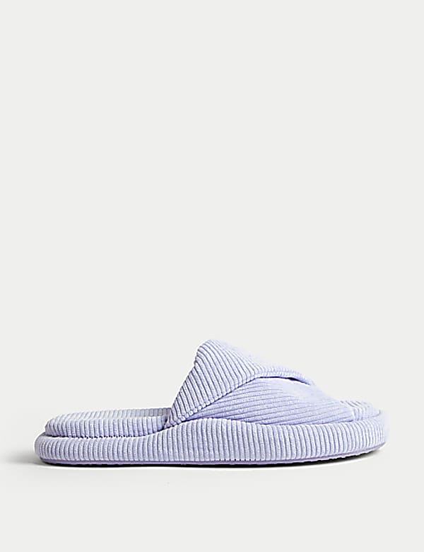Cord Crossover Slippers