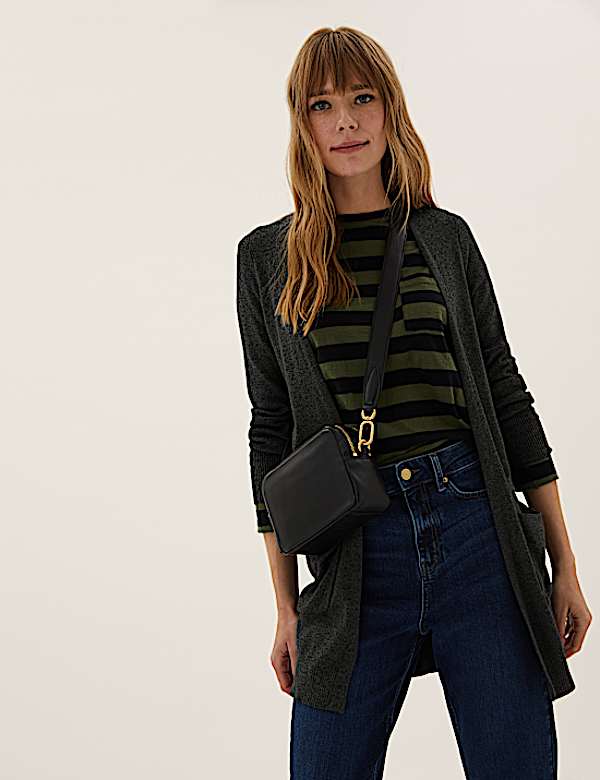 Relaxed Longline Cardigan