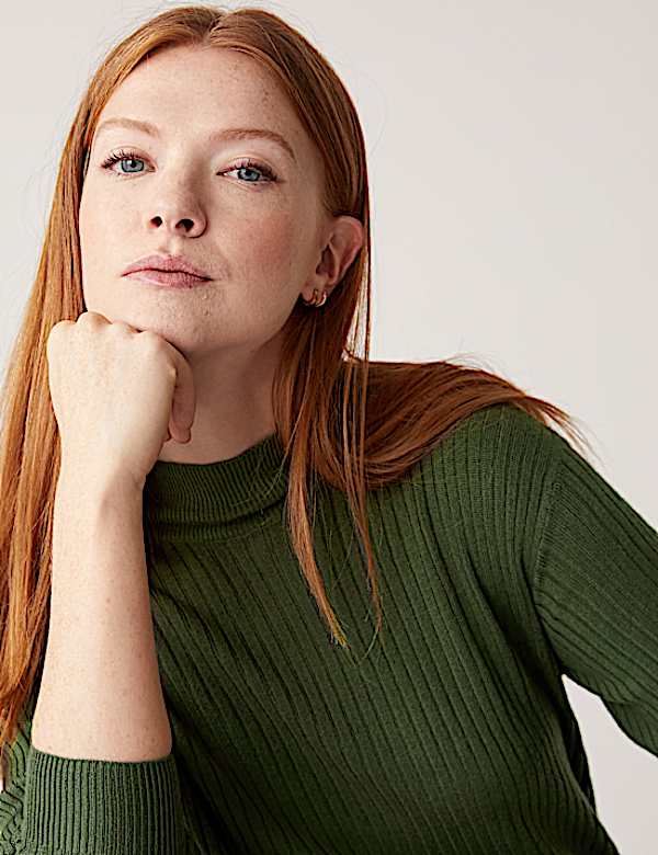 Supersoft Funnel Neck Longline Jumper
