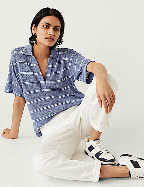 Striped Textured Top