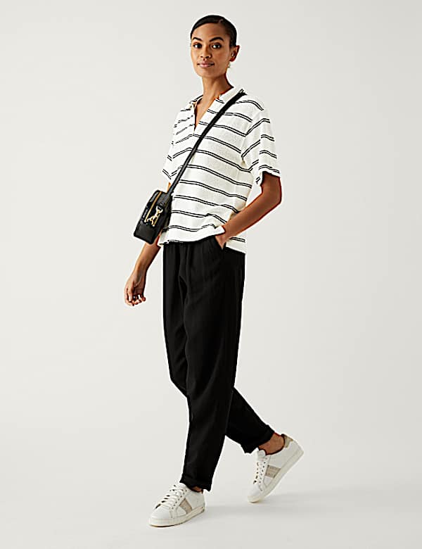 Striped Textured Top