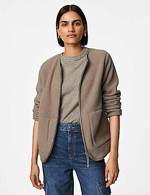 Fleece Zip Up Jacket