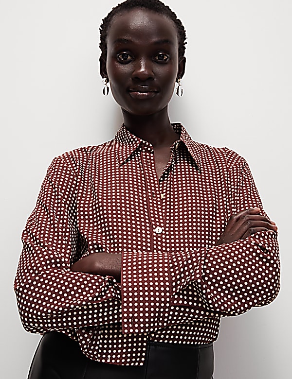 Printed Collared Shirt