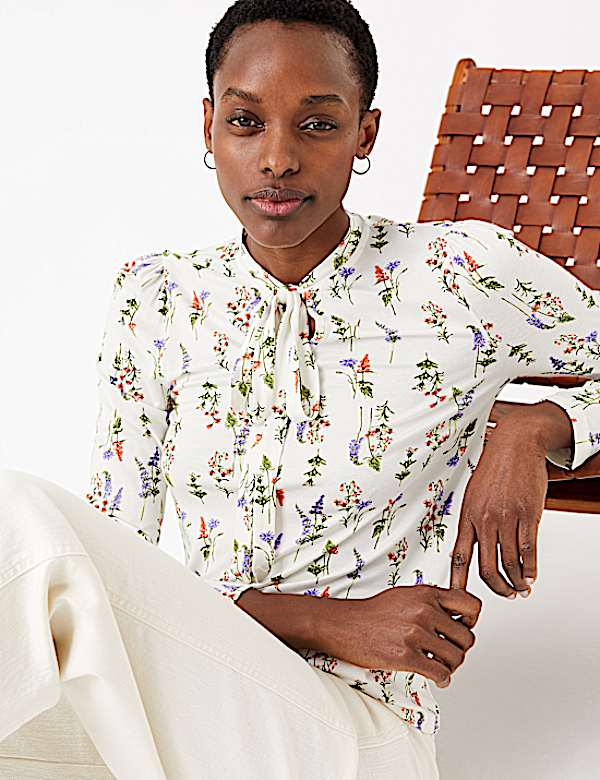 Floral Long Sleeve Top